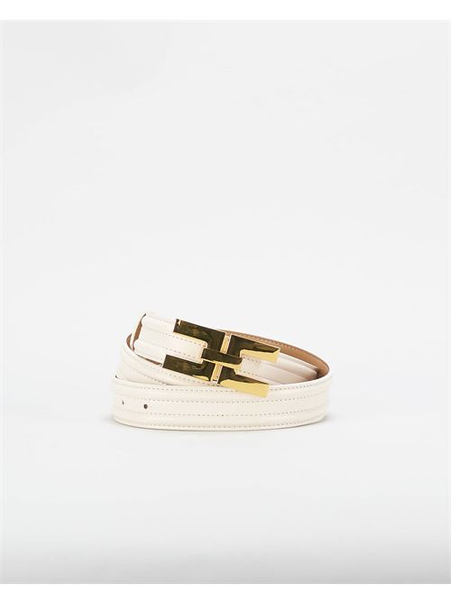 Faux leather belt with clamp Elisabetta Franchi ELISABETTA FRANCHI | Belt | CT04S36E2193